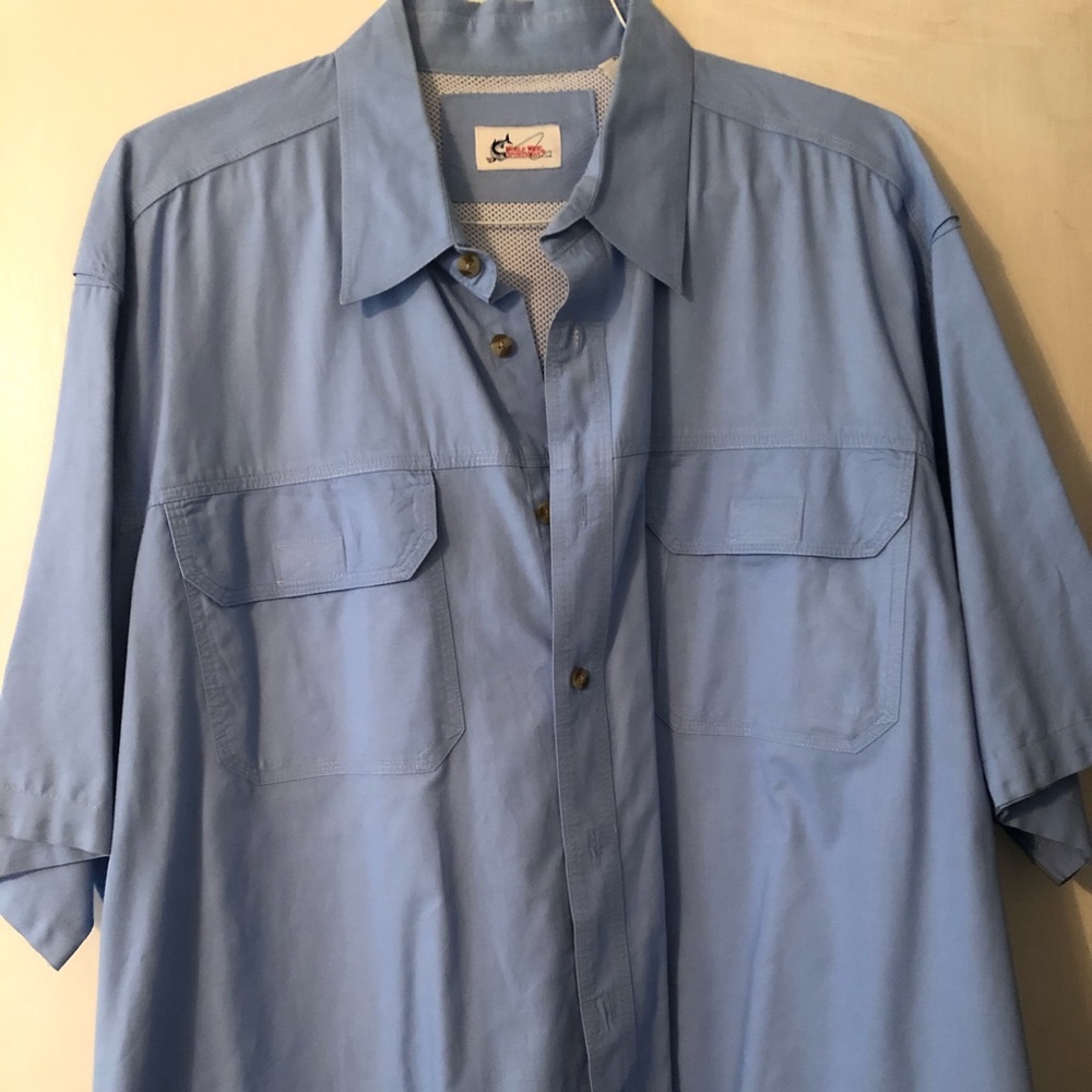 Light blue fishing shirt